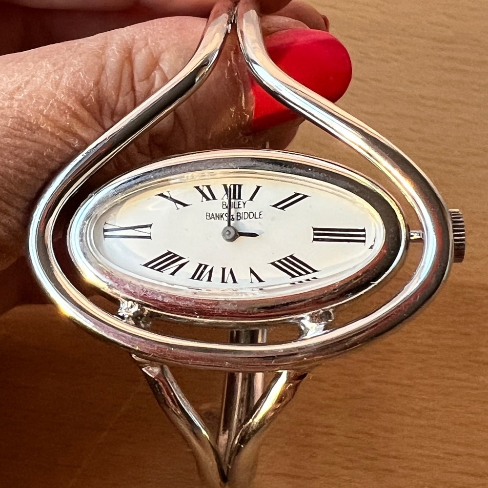 VINTAGE BAILEY BANKS & BIDDLE MECHANICAL WRIST WATCH VERY RARE UNIQUE AS IS